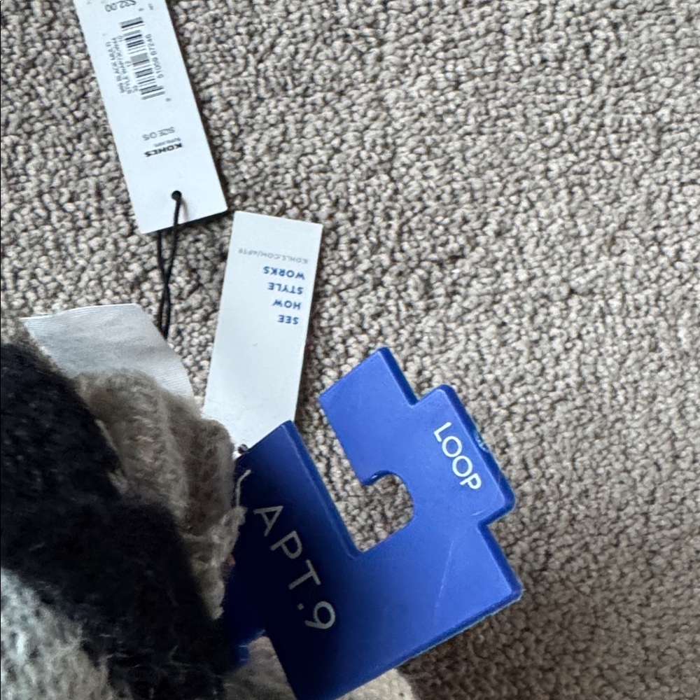 Apt. 9 Black Multicolor Infinity Loop Scarf SIZE … - image 3